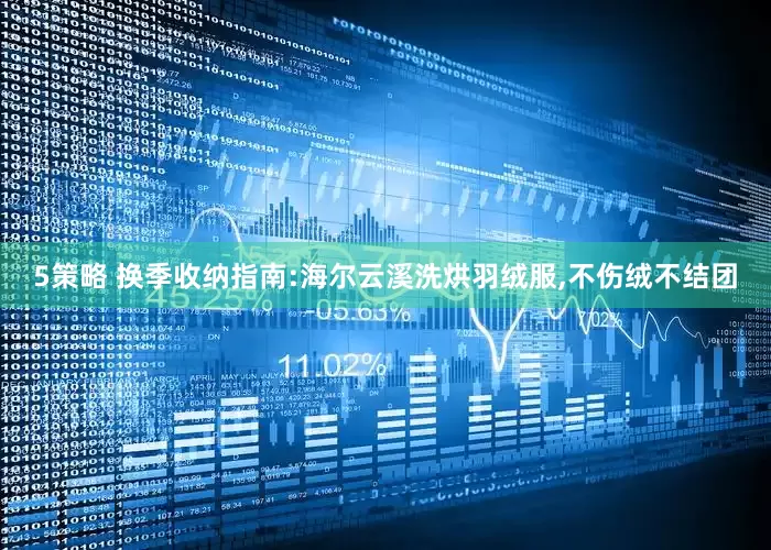 5策略 换季收纳指南:海尔云溪洗烘羽绒服,不伤绒不结团